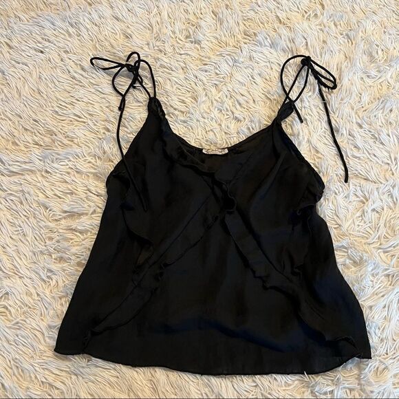 Free People black tie straps tank - Picture 3 of 3